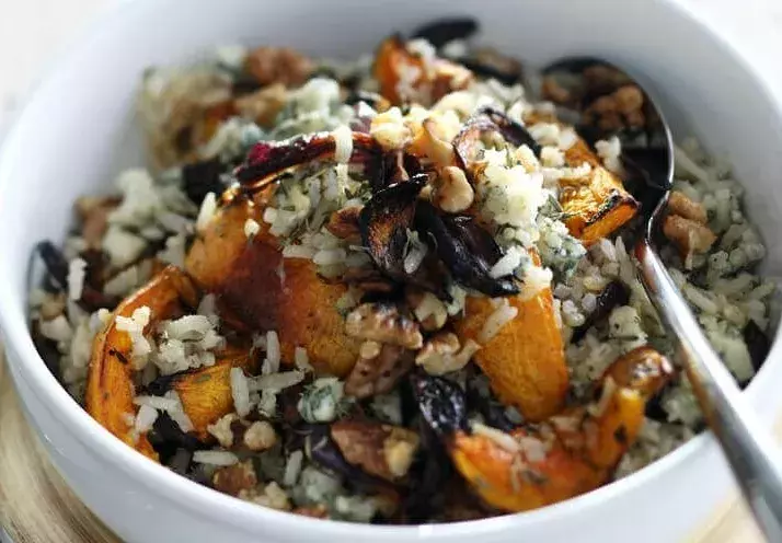 herfstschotel met pompoen