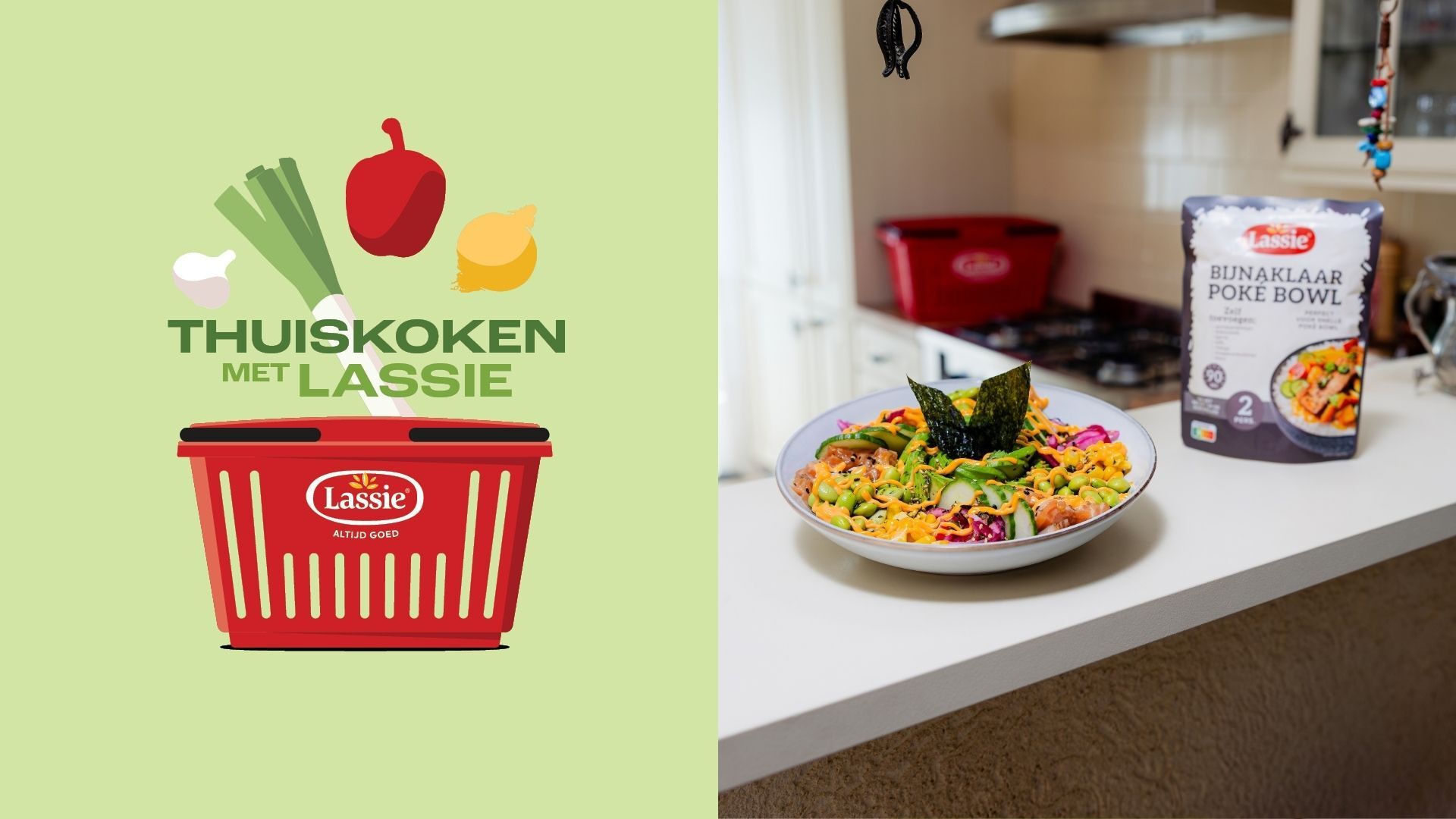 689 Lassie Poké Bowl Poké bowl zalm en avocadoroos