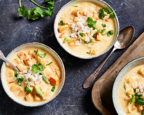 THAISE POMPOENSOEP MET PANDANRIJST