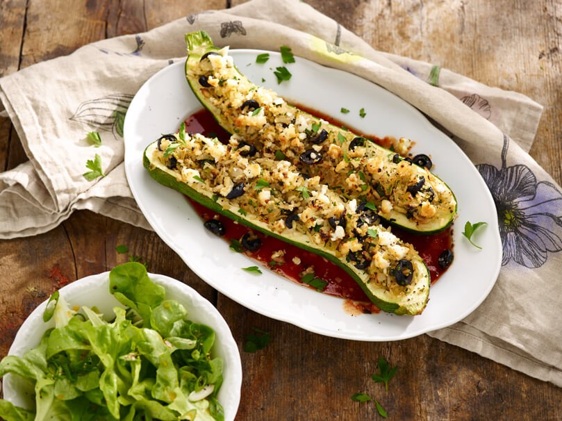 Courgette 'Striato d'Italia' / 'Naples Striped