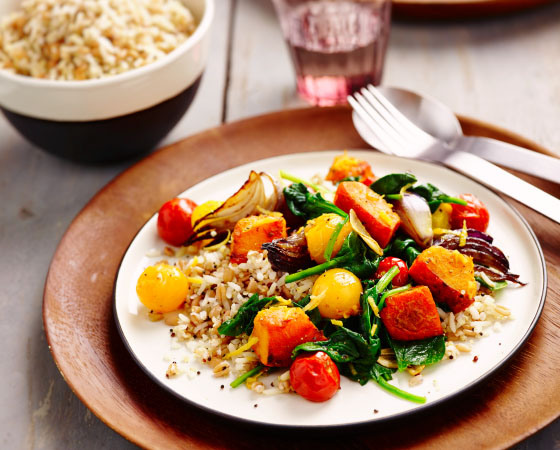 groentestoof met zilvervliesspeltmix