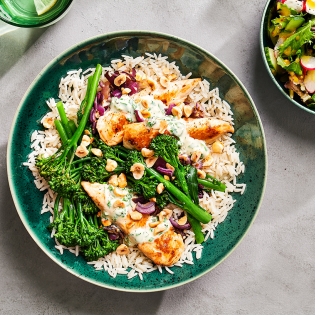 Kiphaasjes met peterselie-roomsaus